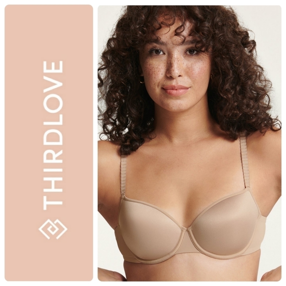Sz 34F Taupe ThirdLove 24/7 Classic T-shirt Bra